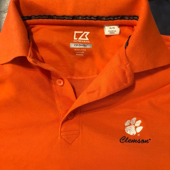 Cutter&Buck Embroidered Clemson Polo - Picture 2 of 6
